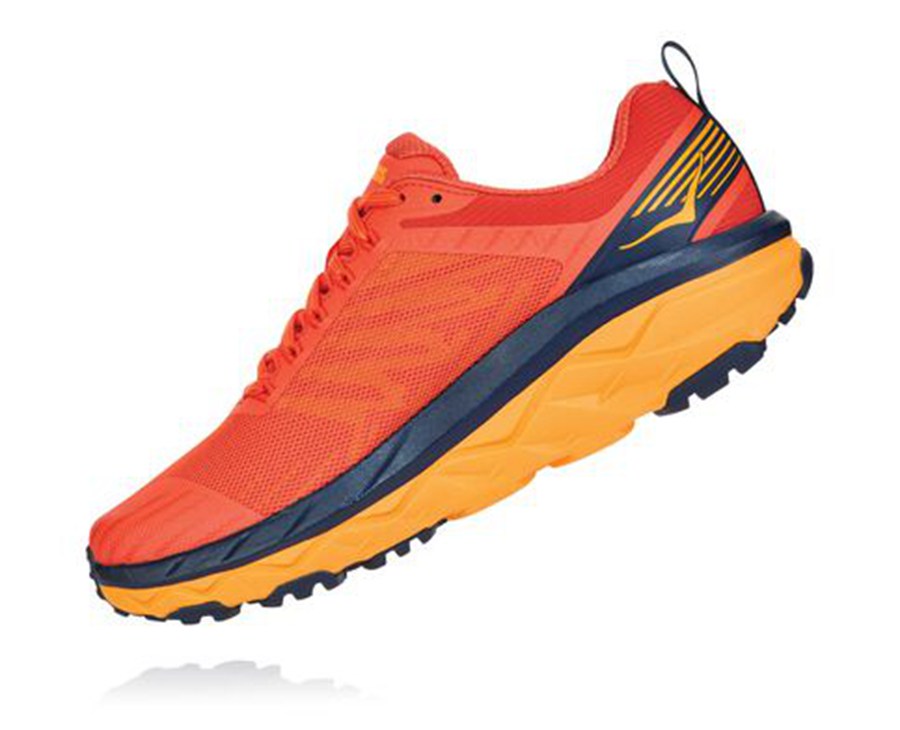 Tenis Hoka One One Trail Hombre Rojos - Challenger Atr 5 - VXAM83967